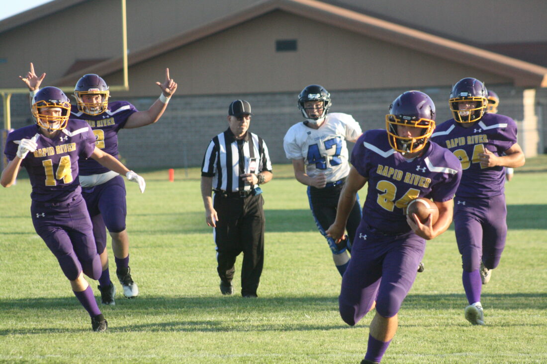 Rapid River football bounces back with home win over Superior Central